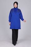 Behrem Taş İşlemeli Tunik- LYN02836 Saks