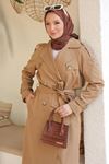 Armine Trend Trençkot- LYN02740 Camel